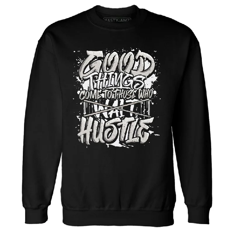 Oversized And Relaxed Unisex Fashion Crazy Discounts, Hurry Up Reverse Metallic 5s NastyJamz Sweatshirt Match Good Things