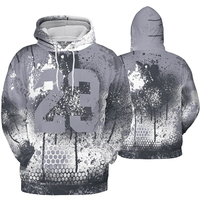 Functional And Stylish Unisex Outerwear Hot Styles NastyJamz Stealth 14s Hoodie Match 23 Painted Graffiti All-Over Print