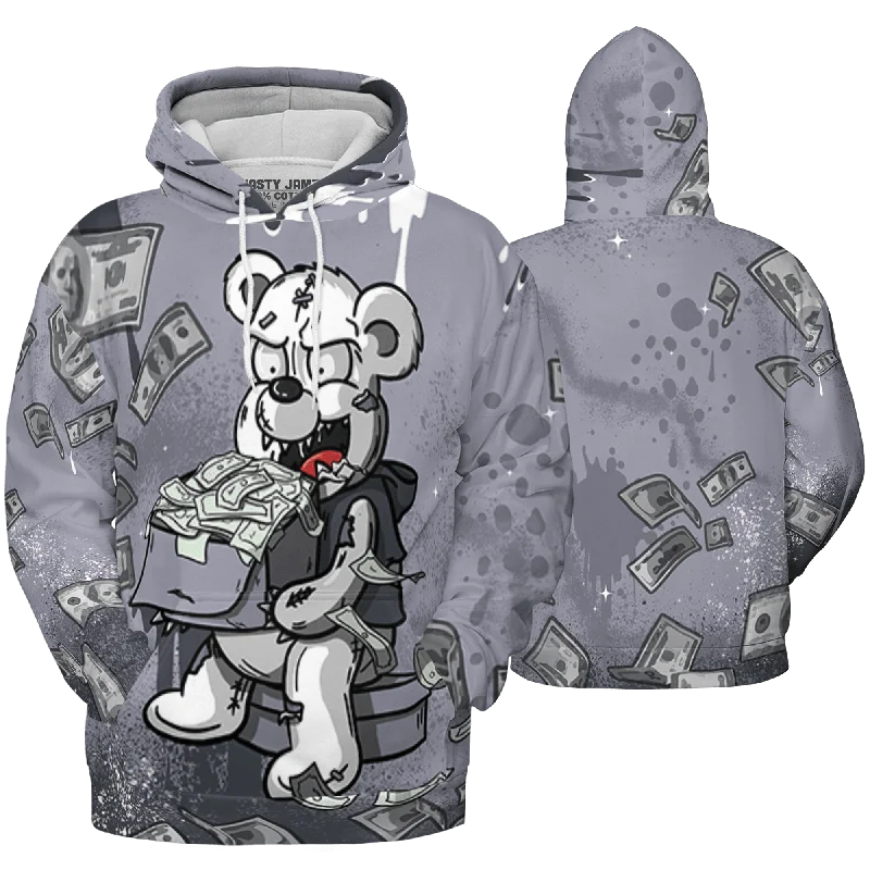 Comfortable And Stylish Unisex Outfits Fashion Deal NastyJamz Stealth 14s Hoodie Match Cash Money Splash Paint All-Over Print